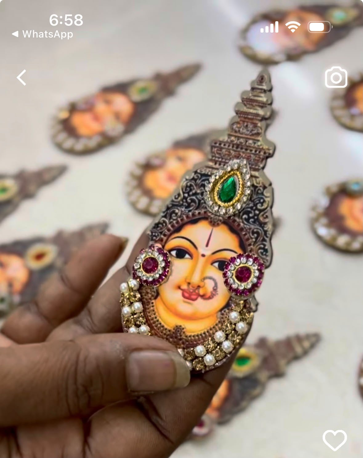 Decorative Durga face- KA1