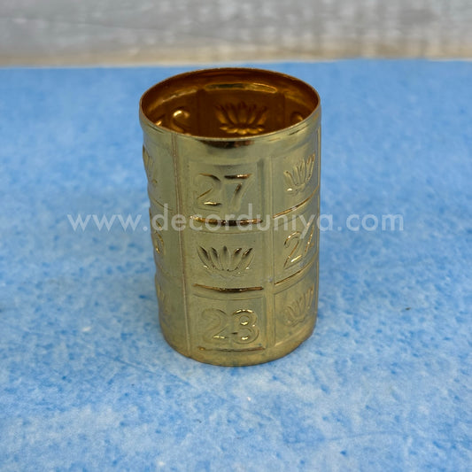 Kubera Brass Padi  - MAN60