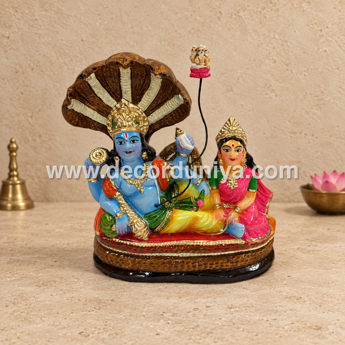 Lakshmi Narayana Golu Doll | Lakshmi Narayanar | Decor Duniya Navaratri Golu Bommai – SAP124