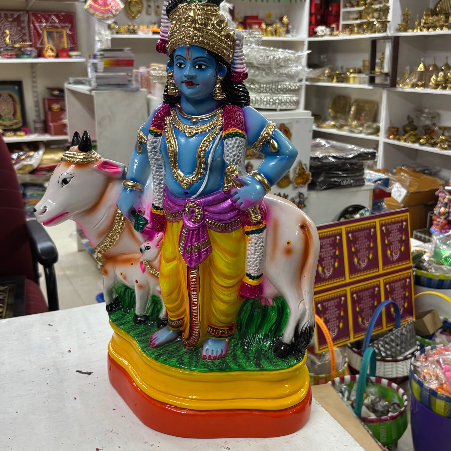 Cow Krishna 18 inches - TK759