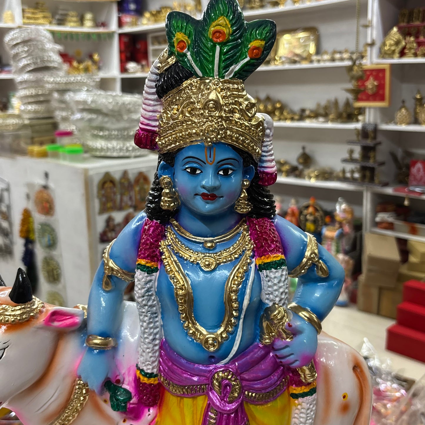 Cow Krishna 18 inches - TK759