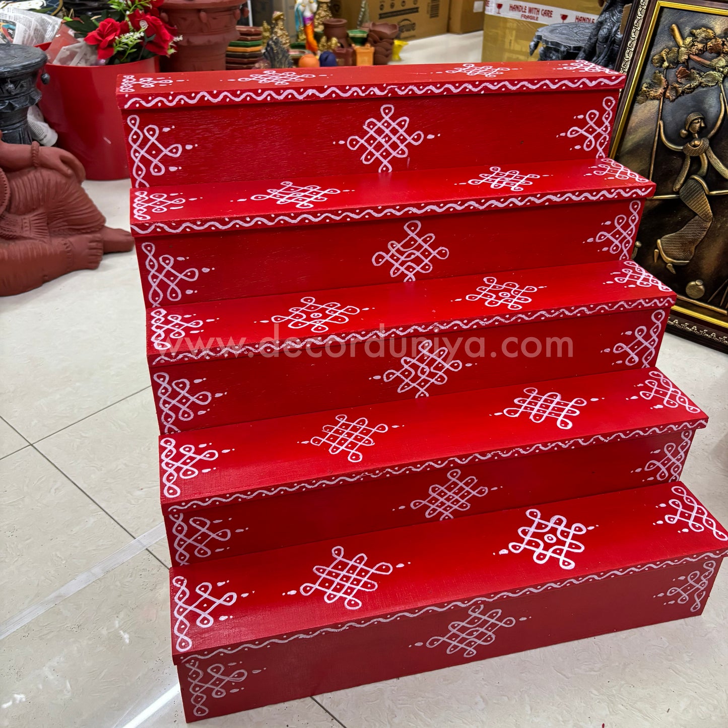 Dismantable 5 Step Golu Padi | 24 inches Width - DGP11