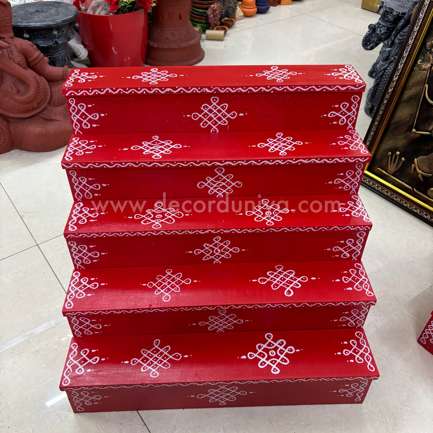 Dismantable 5 Step Golu Padi | 24 inches Width - DGP11
