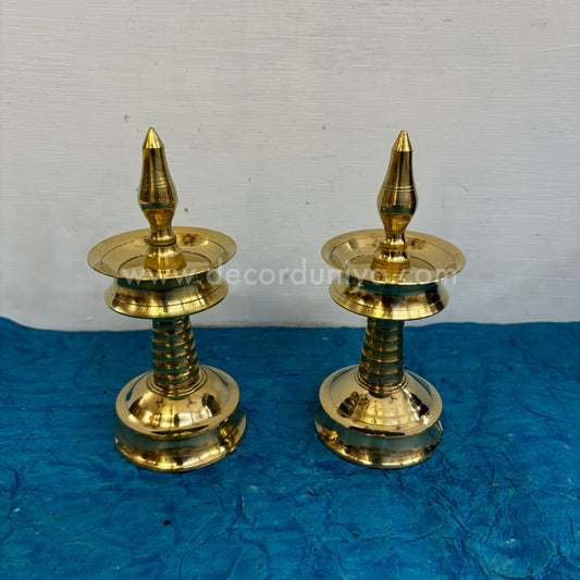 Kerala Traditional and Elegant Kuthu Vilakku Pair - RB101