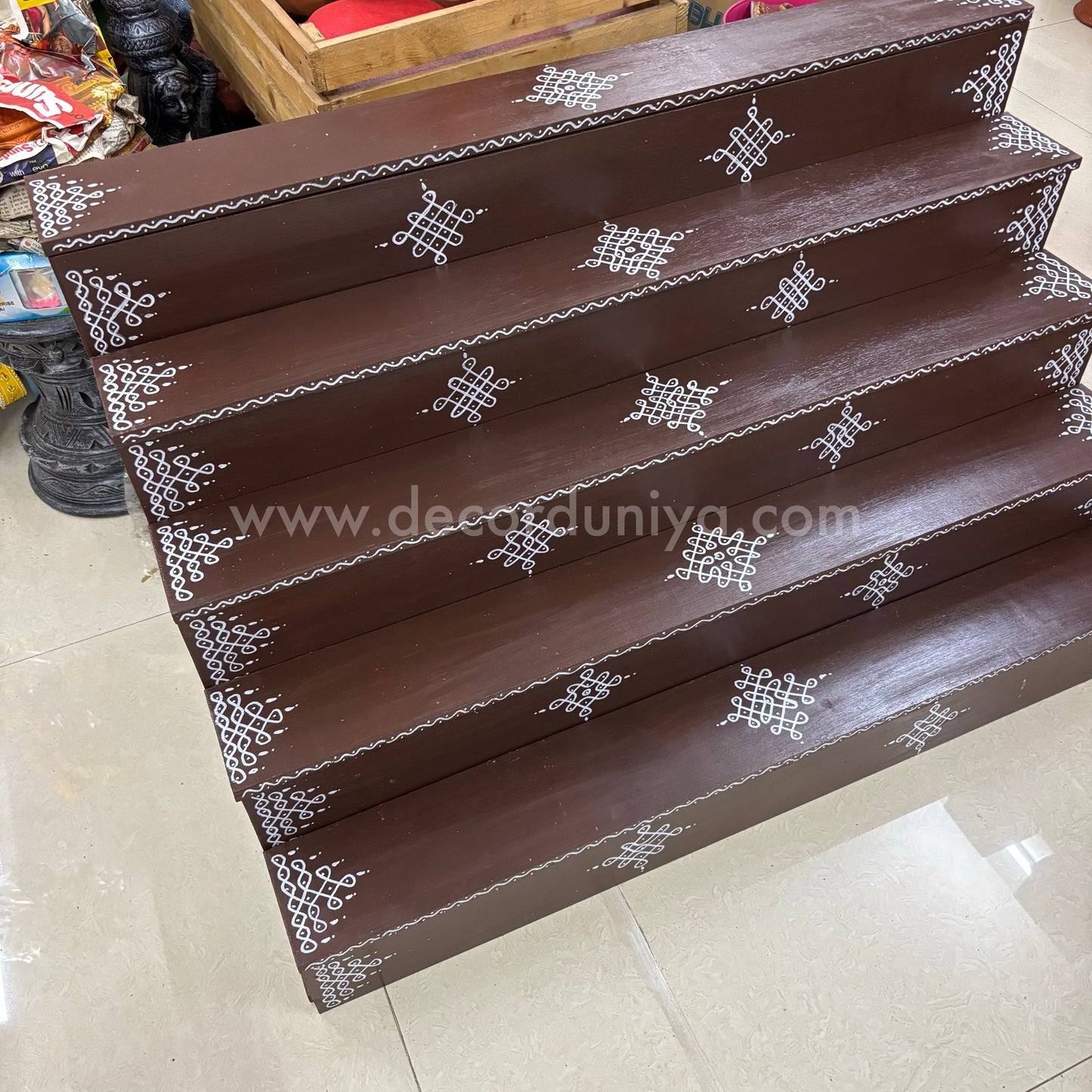 Dismantable 5 Step Golu Padi | 36 inches Width - DGP12