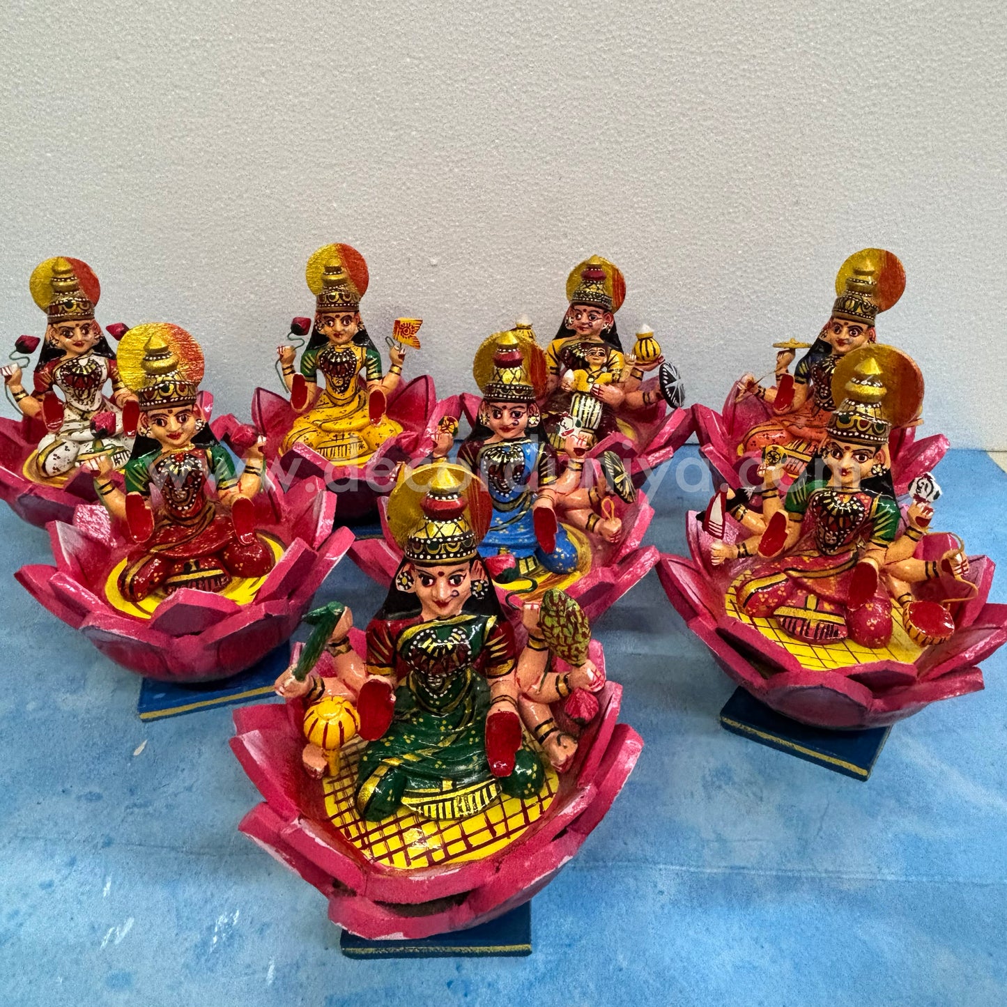 Ashtalakshmi Set | Kondapalli Dolls - KT107