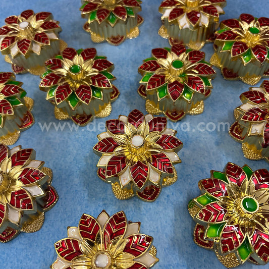 Meenakari Kum Kum Holder - KM1