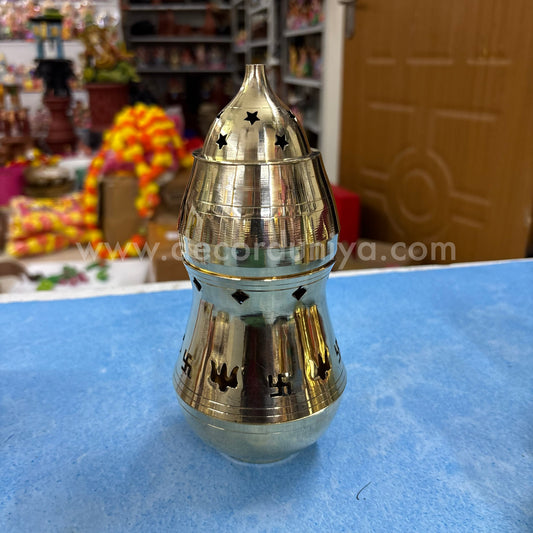 Brass Camphor Diya Diffuser | Height 8 inches- RB104