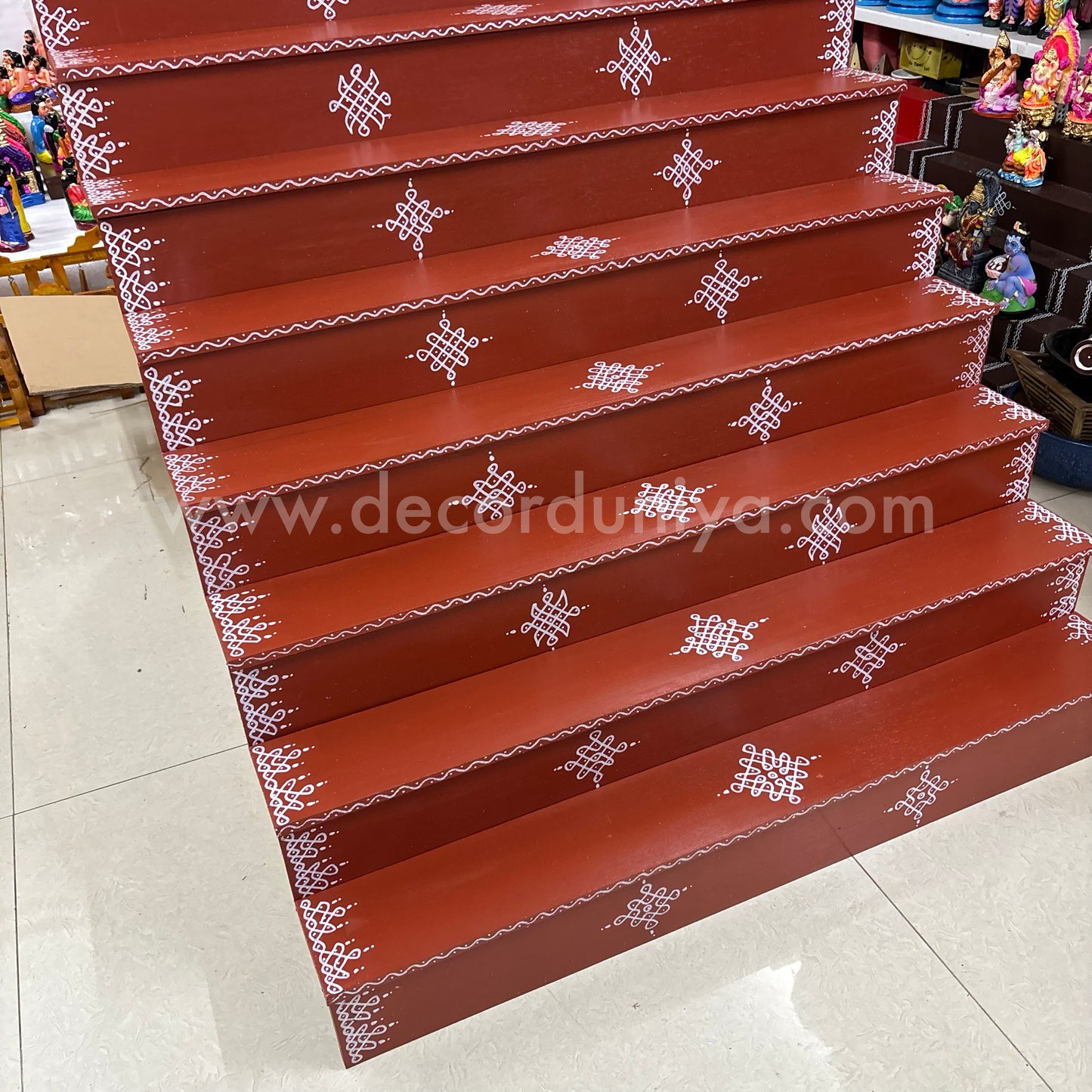 Dismantable 9 Step Golu Padi | 36 inches Width - DGP15