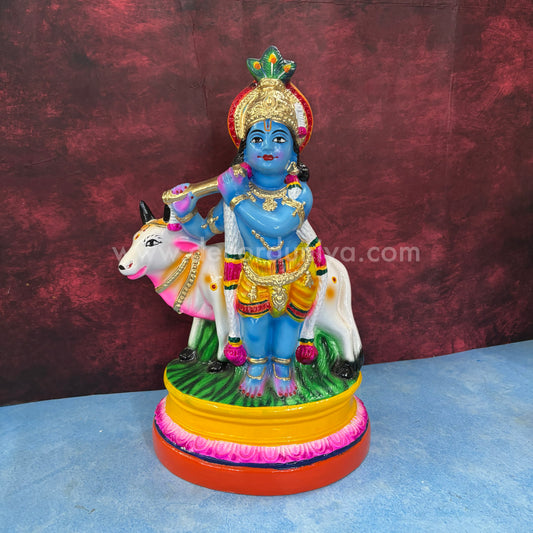 Cow Krishna | 15 inches - TK753