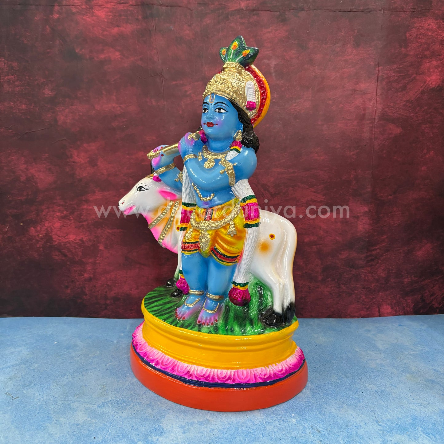 Cow Krishna | 15 inches - TK753