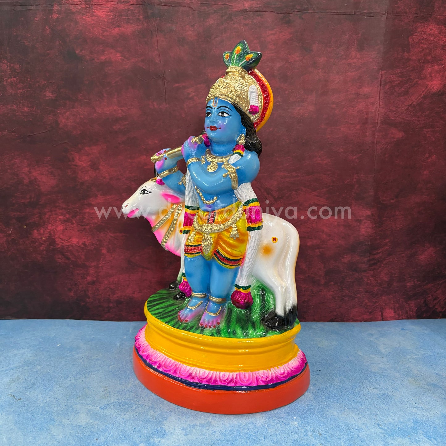 Cow Krishna | 15 inches - TK753