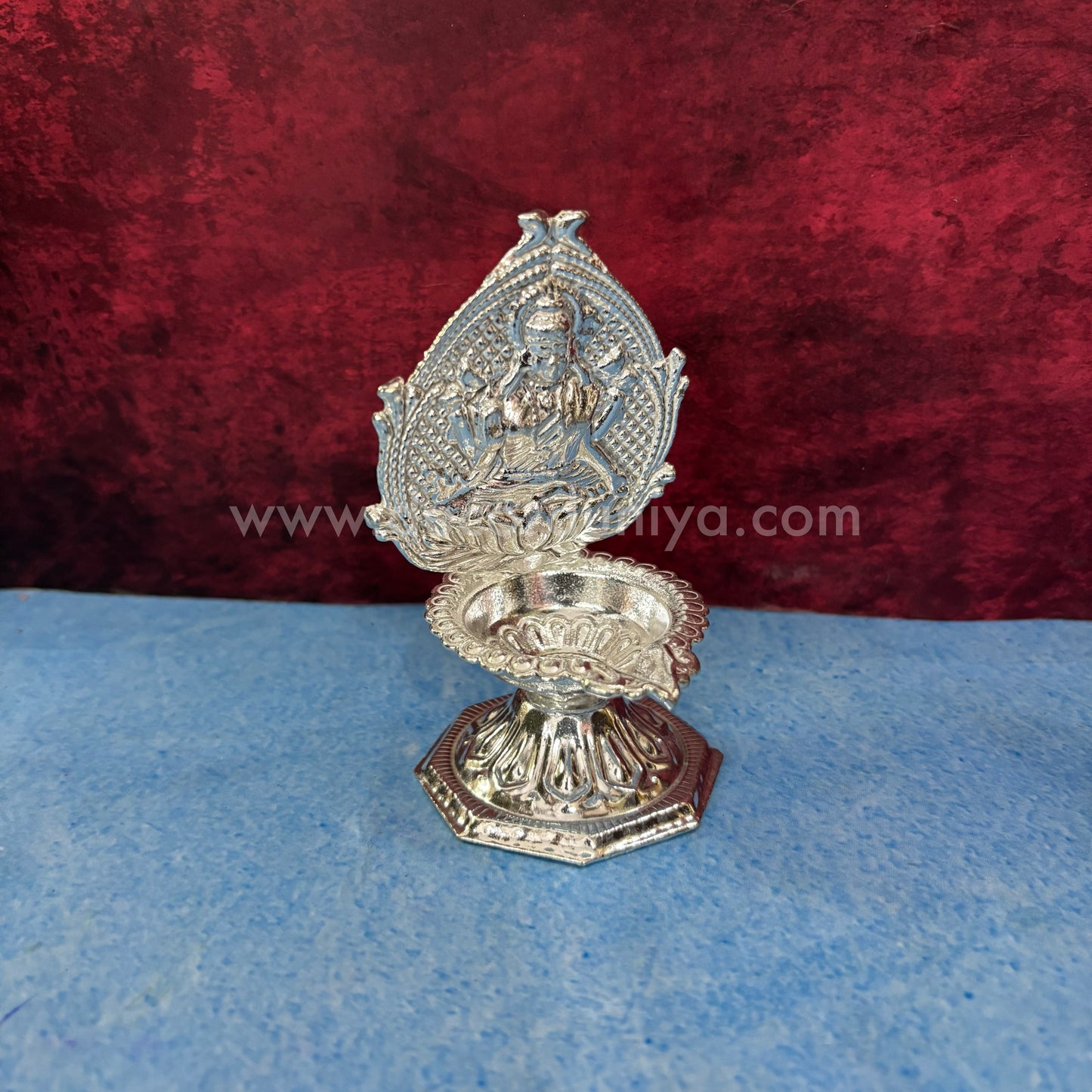 German Silver Lakshmi Vilakku - MAN2