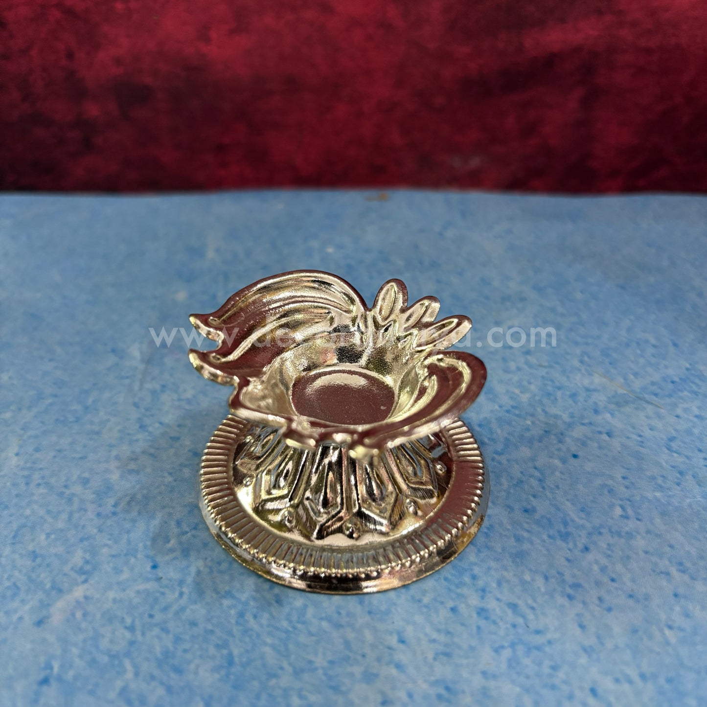 German Silver Lotus Vilakku - MAN6