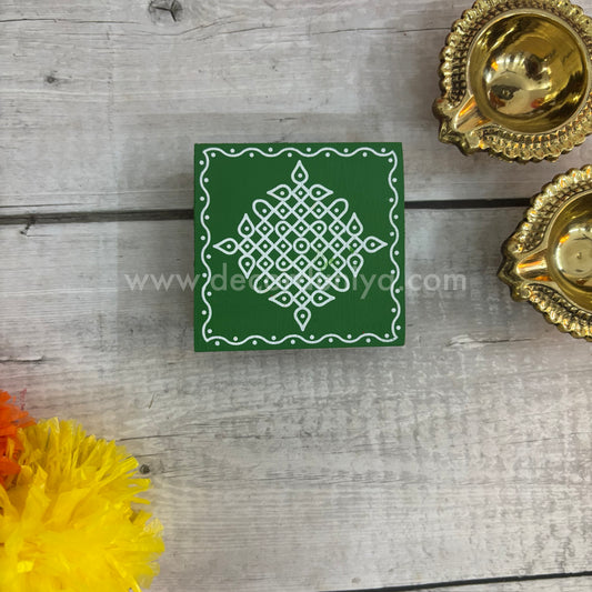 Wooden Kolam Manai - KM3G-C