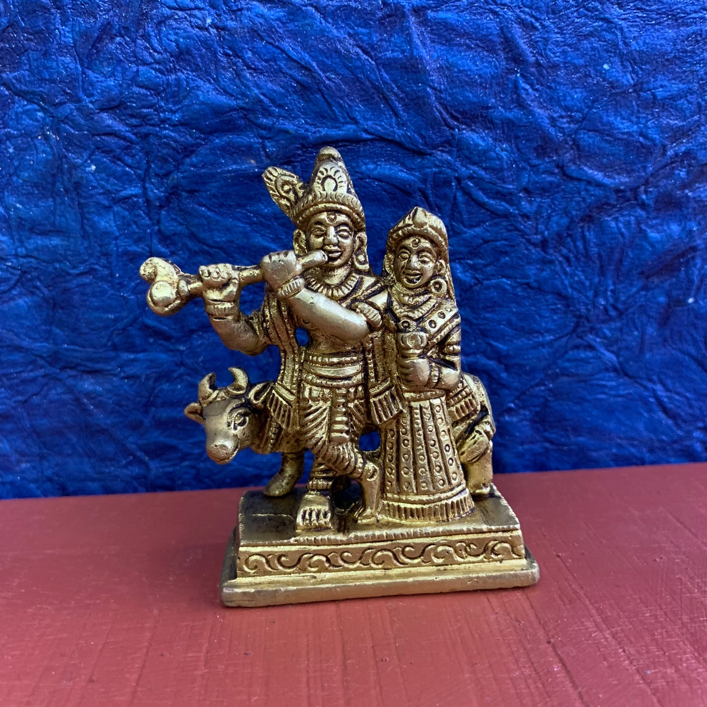 Radha Krishna with Cow - RB26