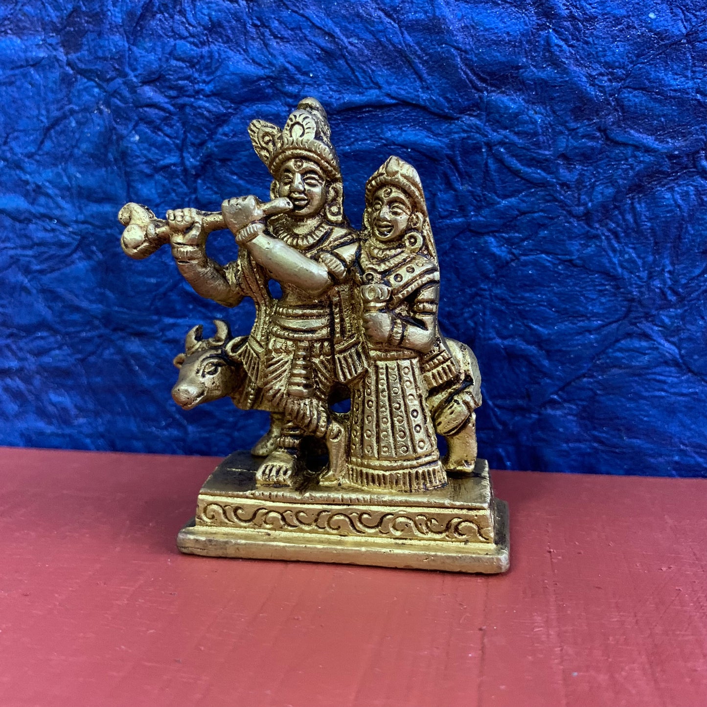 Radha Krishna with Cow - RB26
