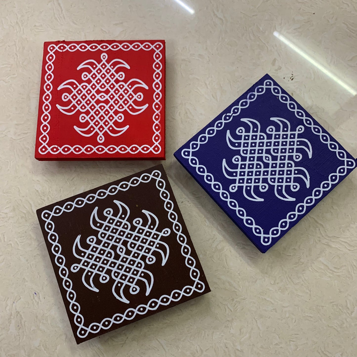 Kolam Manai - Set of 3 Pcs - KM51