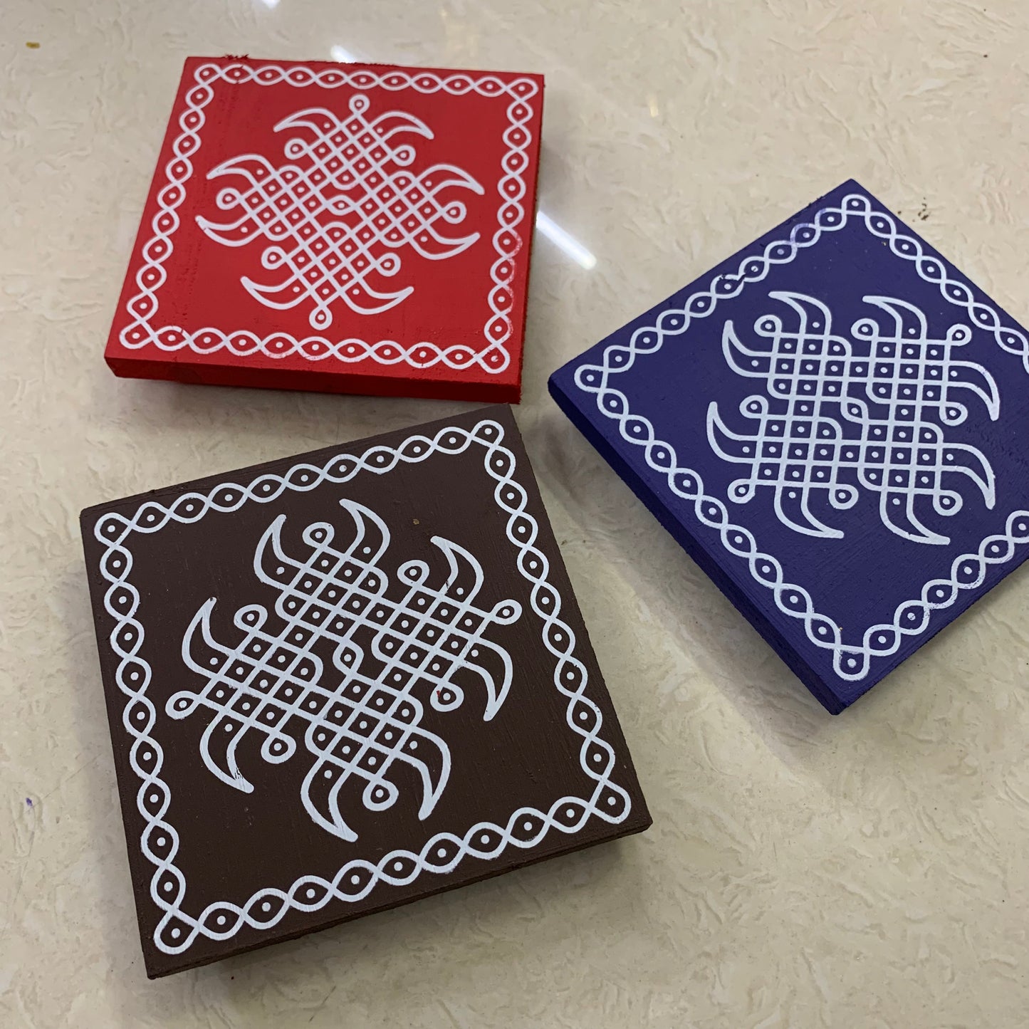 Kolam Manai - Set of 3 Pcs - KM51