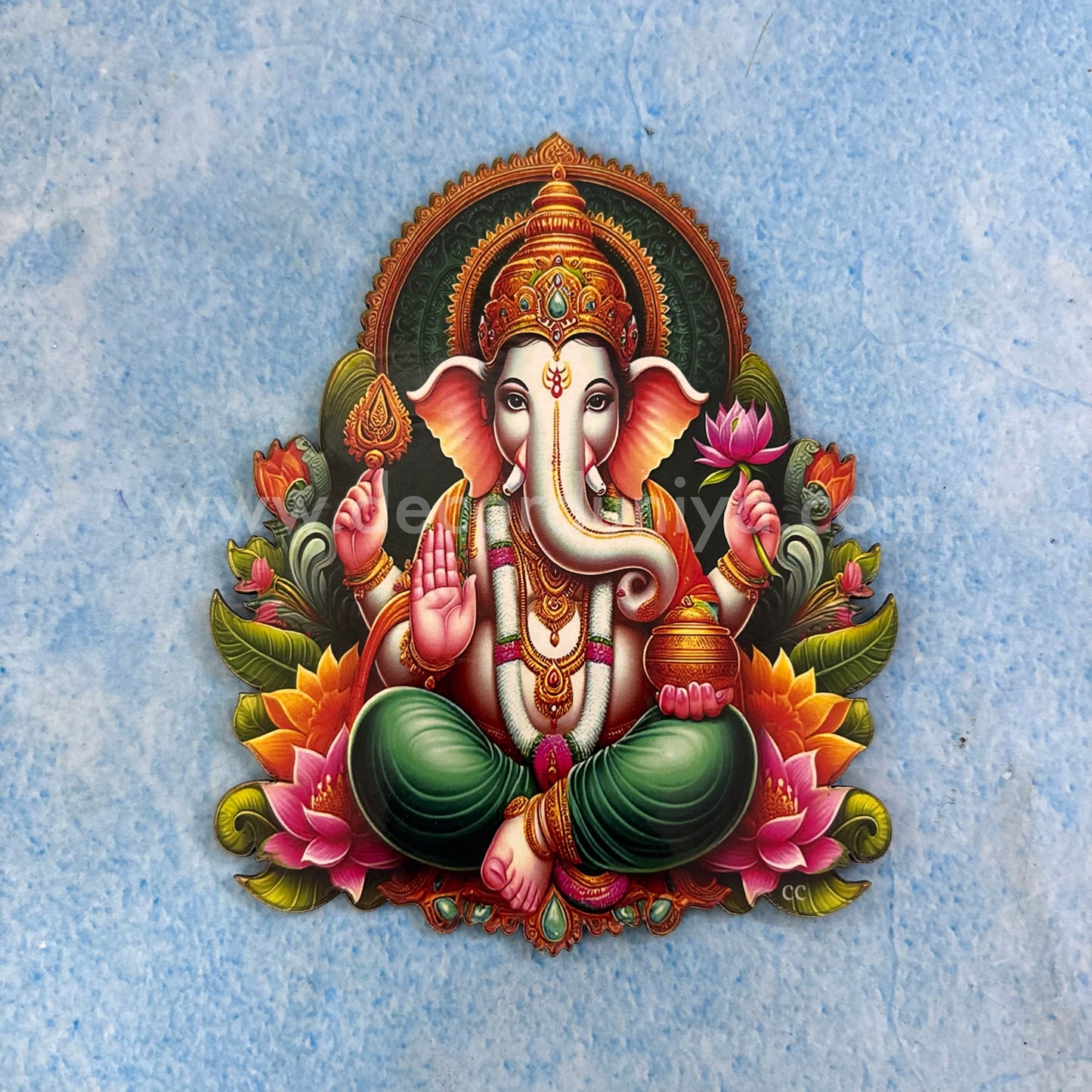 Fridge Magnet - MDF - Ganesha - FMN07