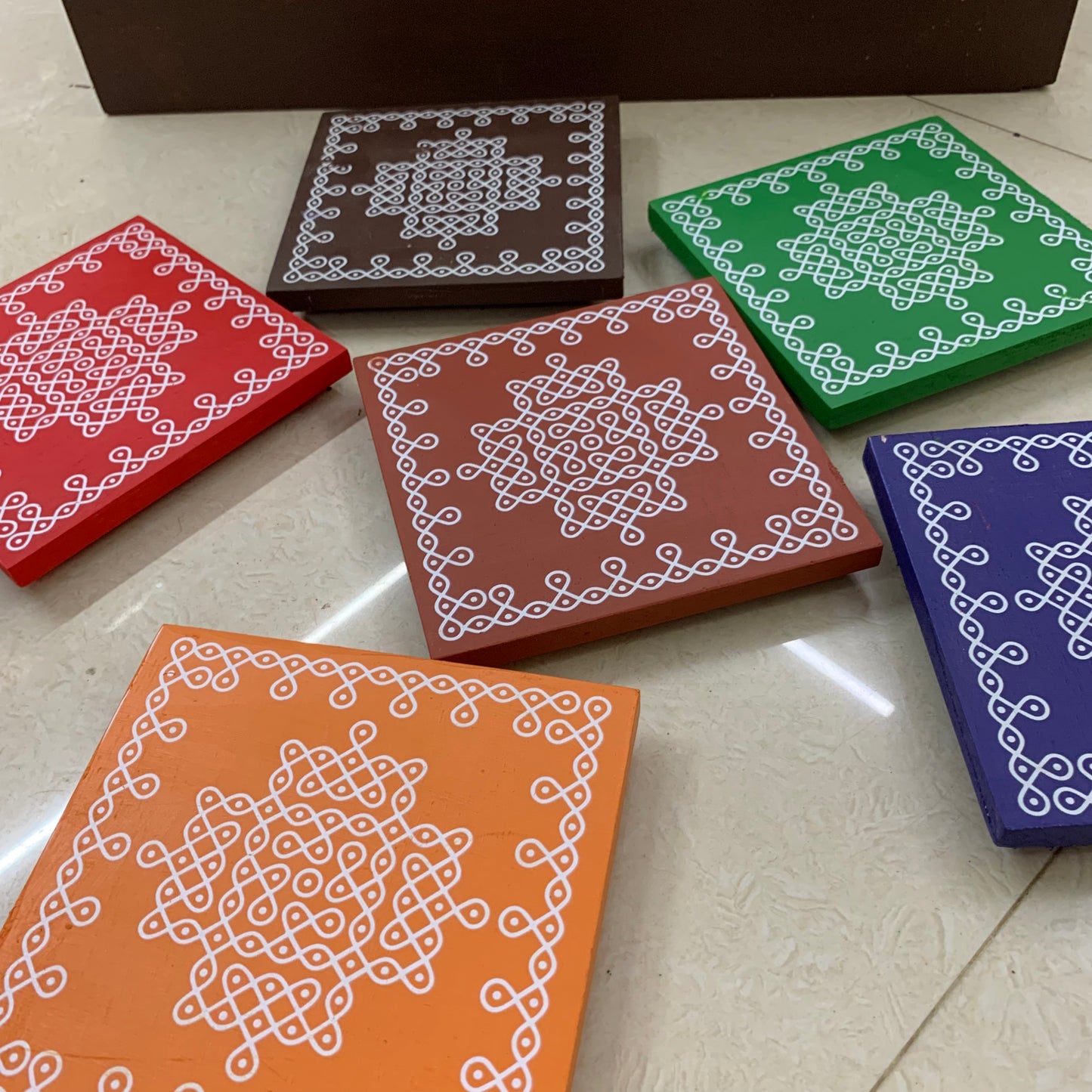 Kolam Manai - Set of 6 Pcs - KM61