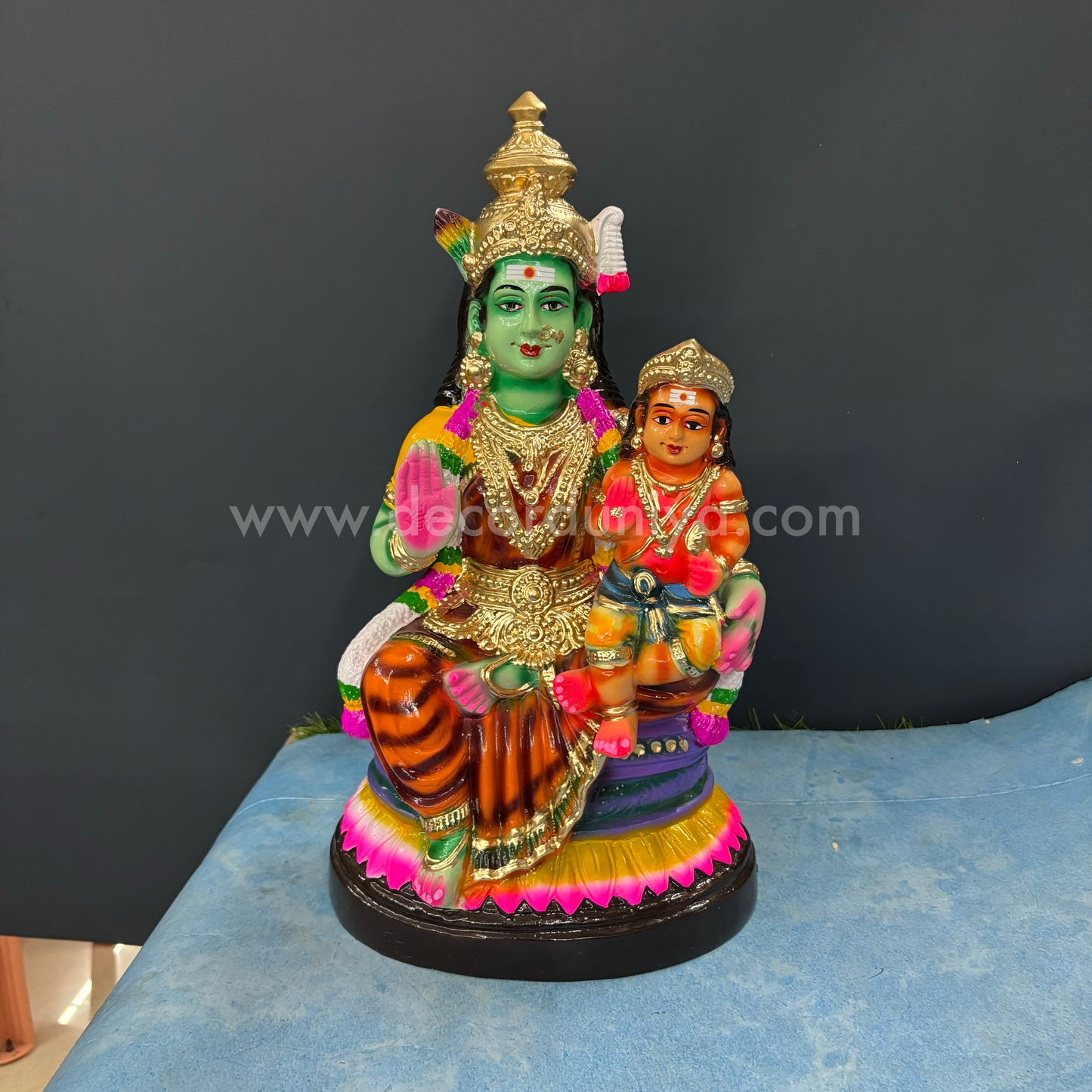 Parvathy Murugar – Handmade (Paper Mache ) | Golu Bommai | Decor Duniya Golu Dolls | Navaratri Golu Bommai - SK3