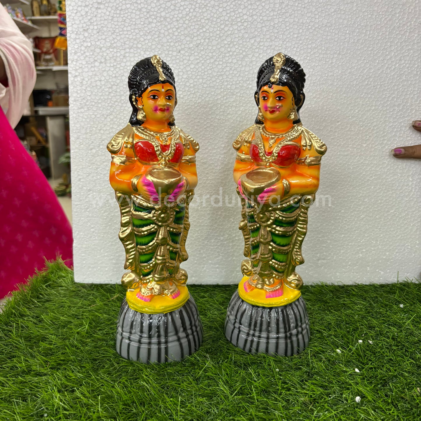 Paavai Vilakku | Vishnu | Golu Bommai | Decor Duniya Golu Dolls | Navaratri Golu Bommai - TK901
