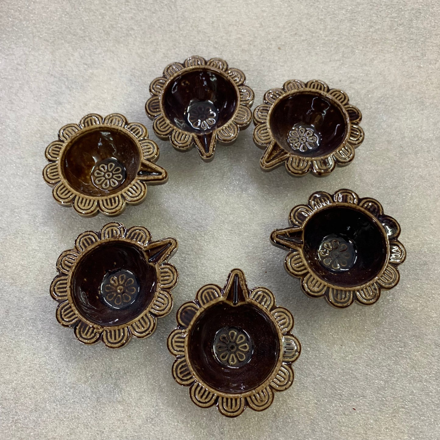 Ceramic Agal Vilakku - Diya - CA10