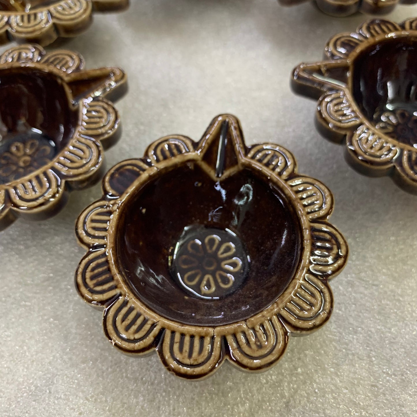 Ceramic Agal Vilakku - Diya - CA10