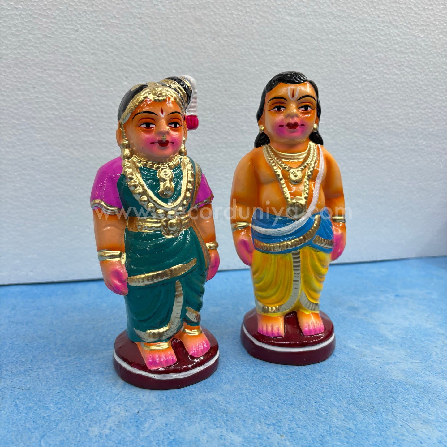 Mama Mami | Uncle Aunty | Young Couple | Golu Bommai | Decor Duniya Golu Dolls | Navaratri Golu Bommai - TK63