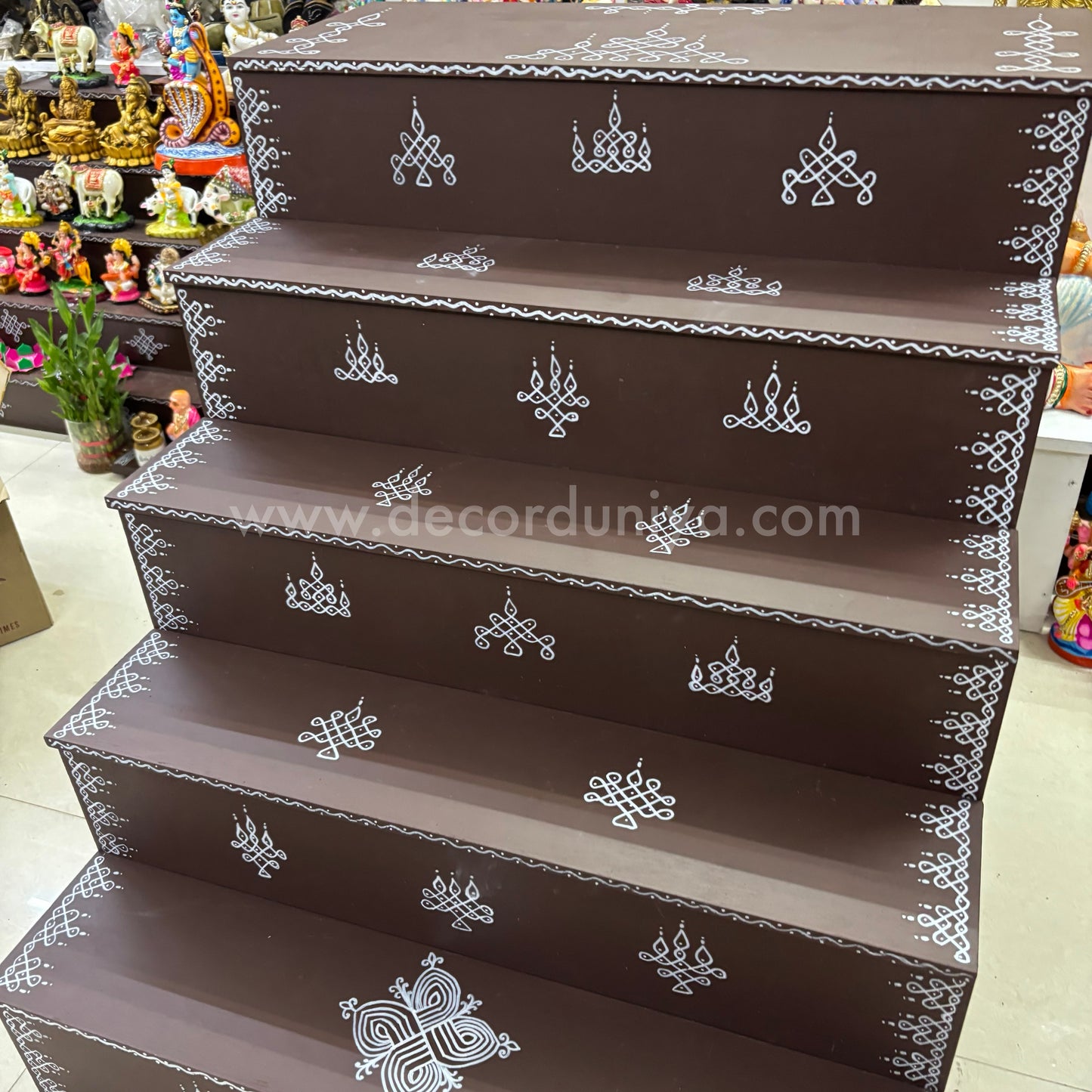 Dismantable 5 step Golu Padi | 30 inches Width - DGP24