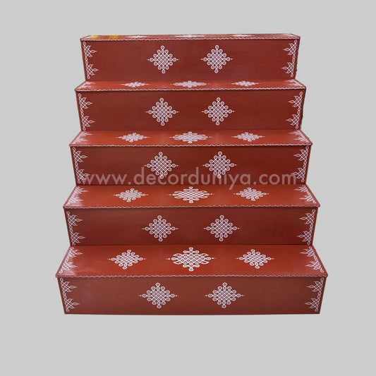 Dismantable 5 Step Golu Padi | 48 inches Width - DGP22