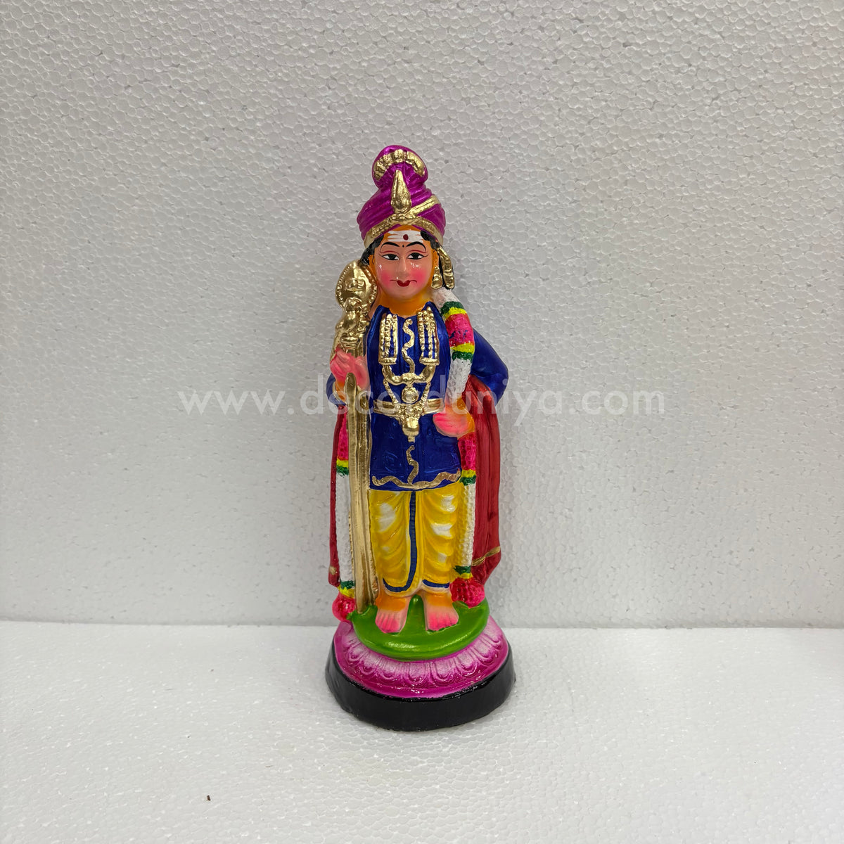 Pazhani Murugar Clay Golu Doll | Palani Andavar | Navaratri Golu Bommai & Pooja Décor – TKS31