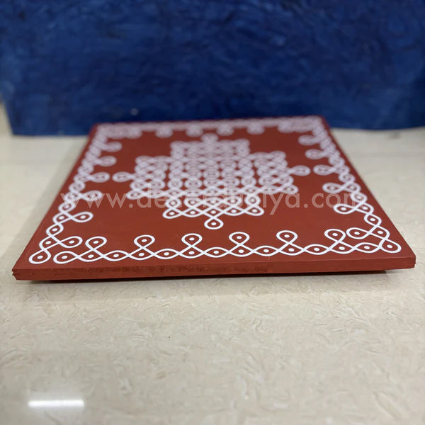 Wooden Pulli Kolam, Kambi Kolam Manai - K12PK01
