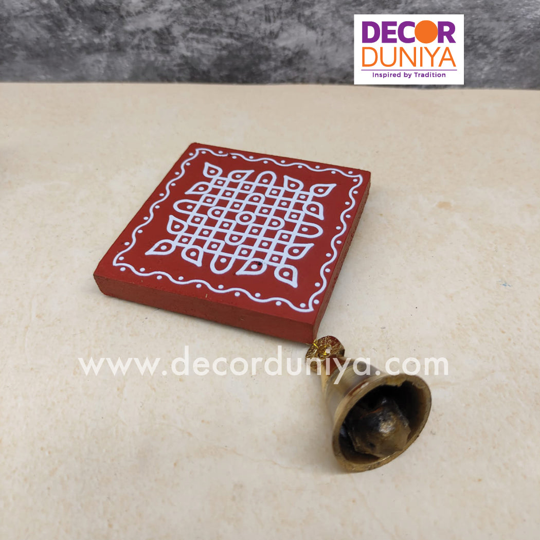 Kolam Hangings with Brass Bell - KH01