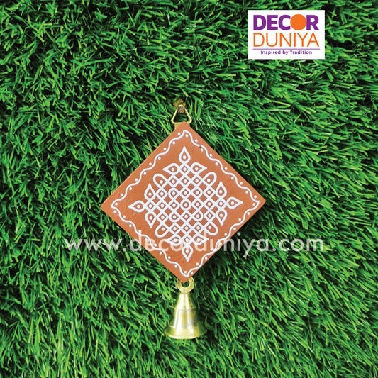 Kolam Hangings with Brass Bell - KH01
