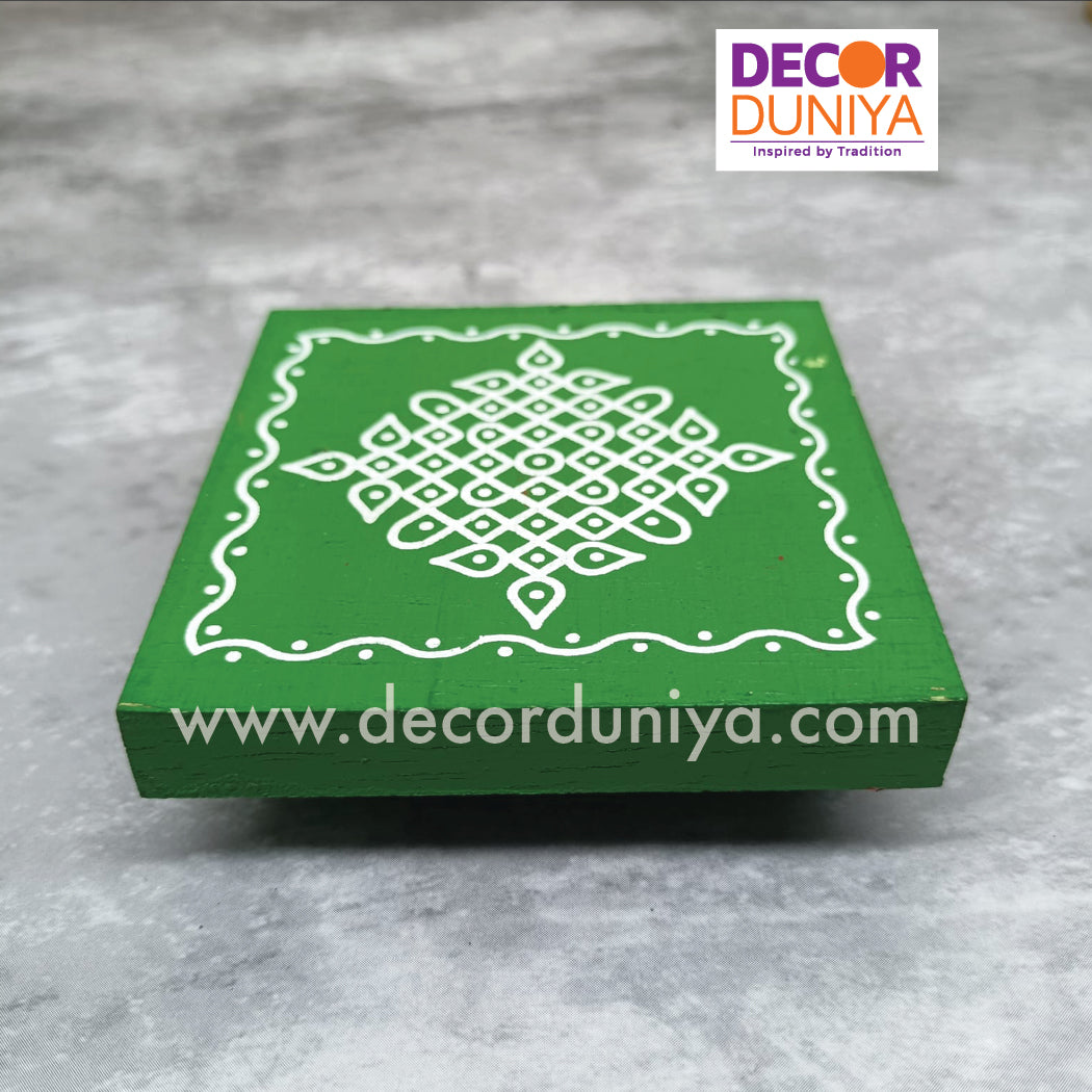 Wooden Kolam Manai - KM3G-C