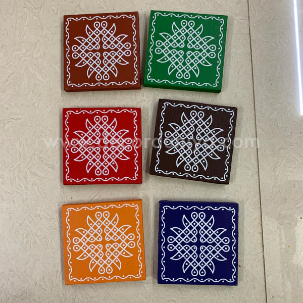 Kolam Manai - Set of 6 Pcs - KM41