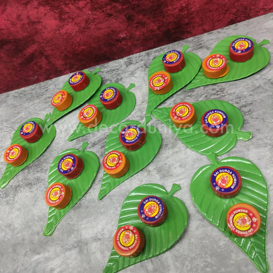 Manjal KumKum Box -  Set of 10 Nos Pack - KMH1