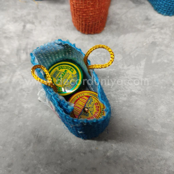 Manjal KumKum Box with Small Bag - Set of 20 Nos Pack - KMH2