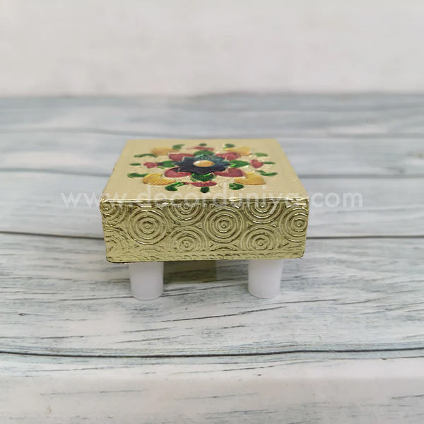 Wooden Meenakari Manai - KMM2