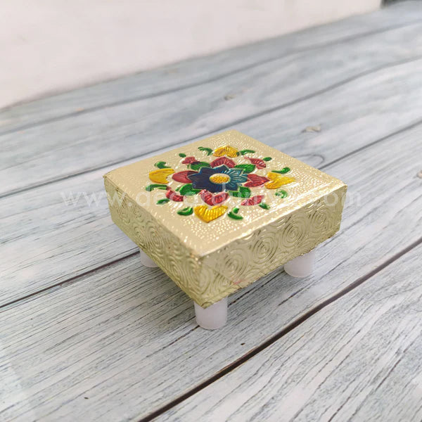 Wooden Meenakari Manai - KMM2
