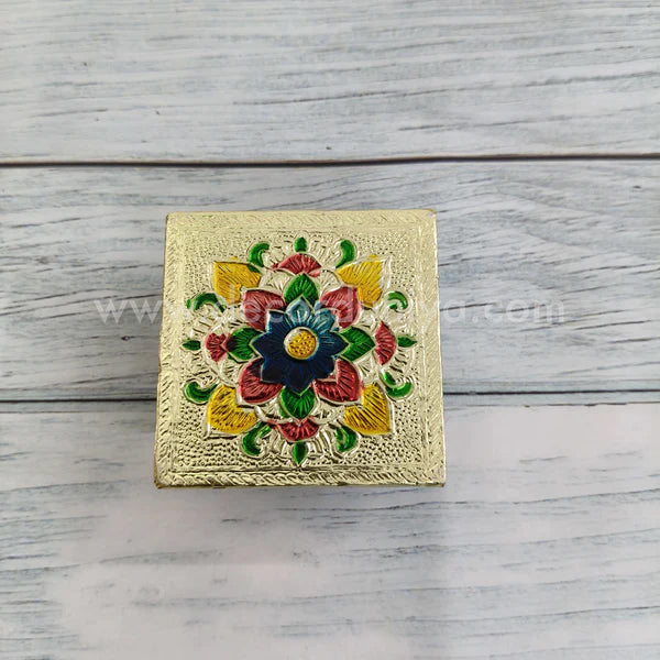 Wooden Meenakari Manai - KMM2