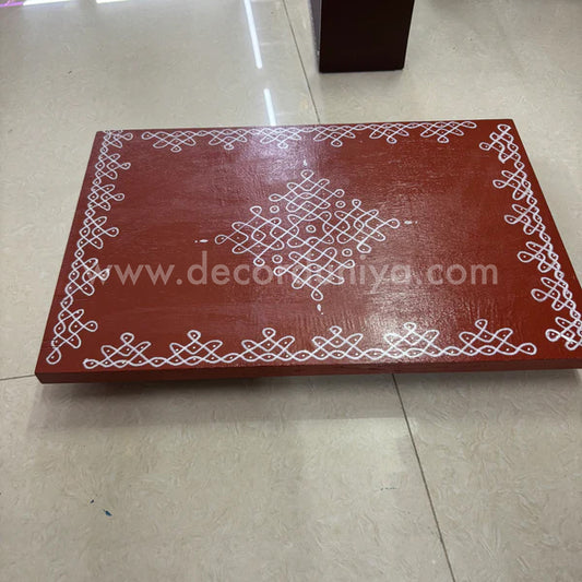 Wooden Kolam Manai - KMR3