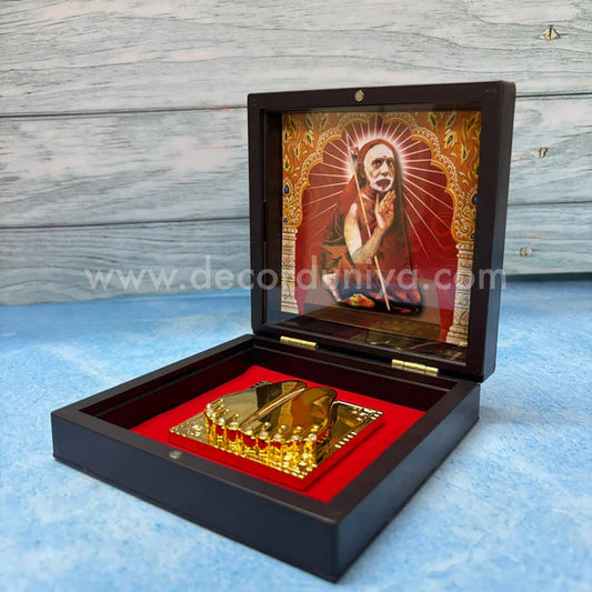 Paduka Prayer Box - Kanchi Periyava - KS14