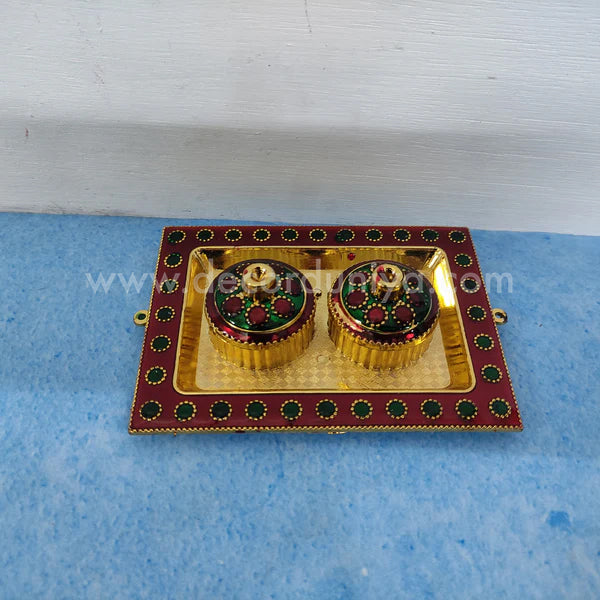 Meenakari Kum Kum Holder - KS51