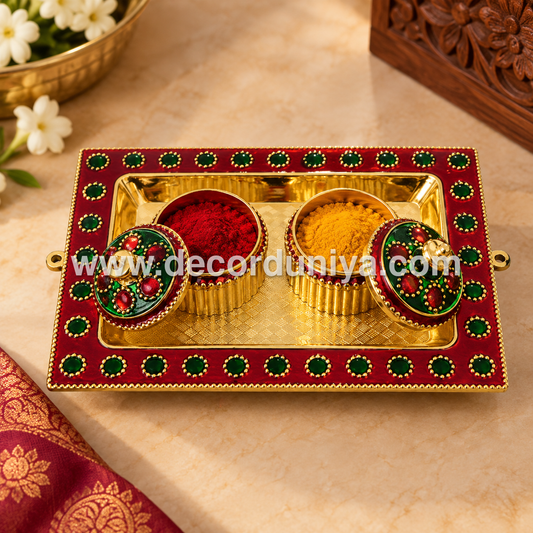 Meenakari Kum Kum Holder - KS51