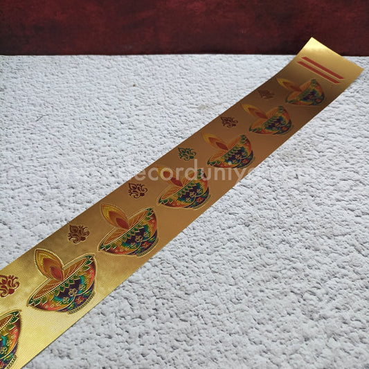 Golden Metalic Sticker - Premium Quality - KSM12