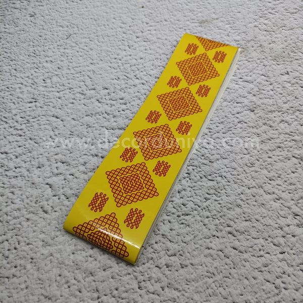 Kolam Border Sticker - KSM4