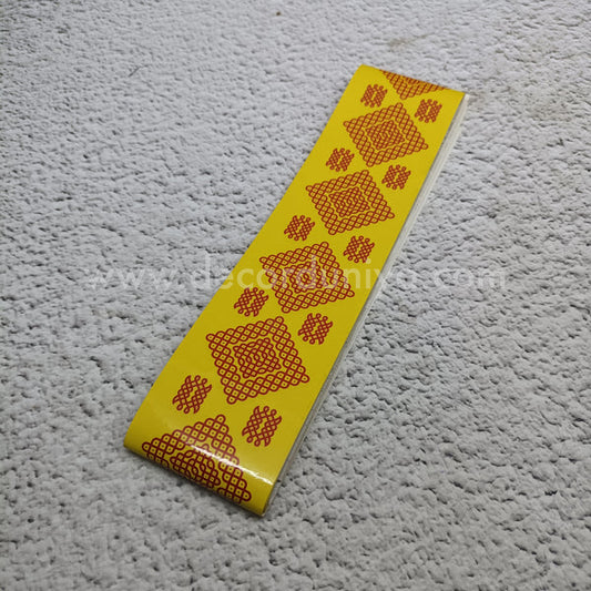 Kolam Border Sticker - KSM4
